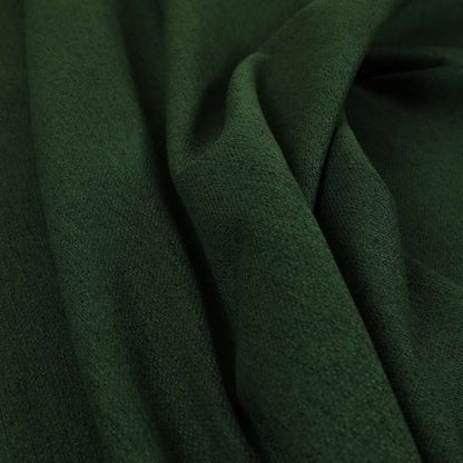 Abbotsford Super Soft Basket Weave Material Dual Purpose Upholstery Curtains Fabric In Dark Green - Made To Measure Curtains