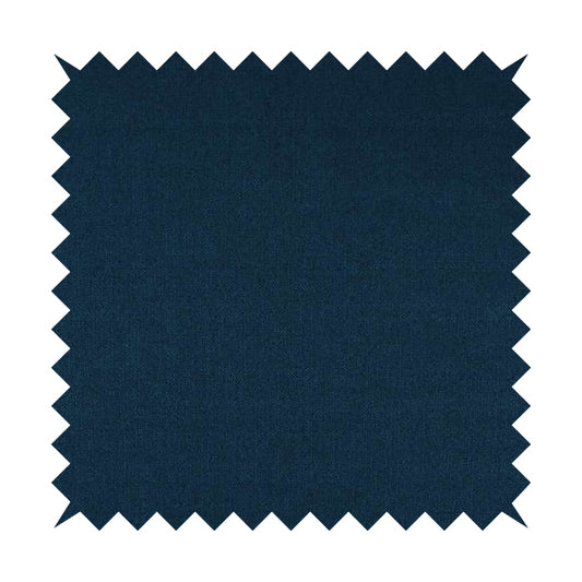 Abbotsford Super Soft Basket Weave Material Dual Purpose Upholstery Curtains Fabric In Blue