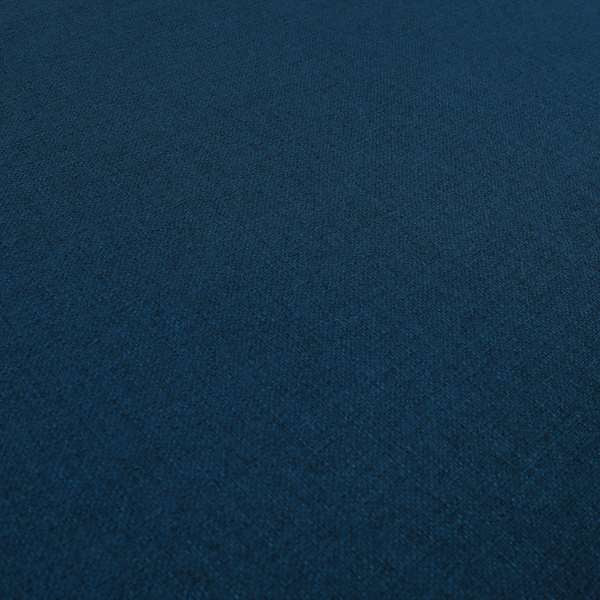 Abbotsford Super Soft Basket Weave Material Dual Purpose Upholstery Curtains Fabric In Blue - Handmade Cushions