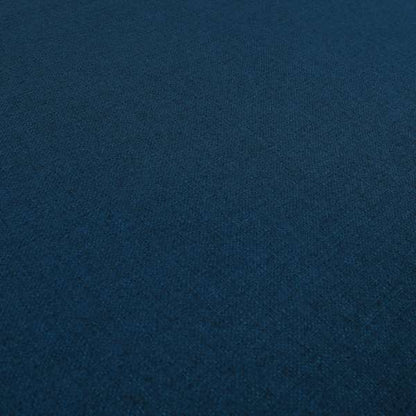 Abbotsford Super Soft Basket Weave Material Dual Purpose Upholstery Curtains Fabric In Blue - Handmade Cushions