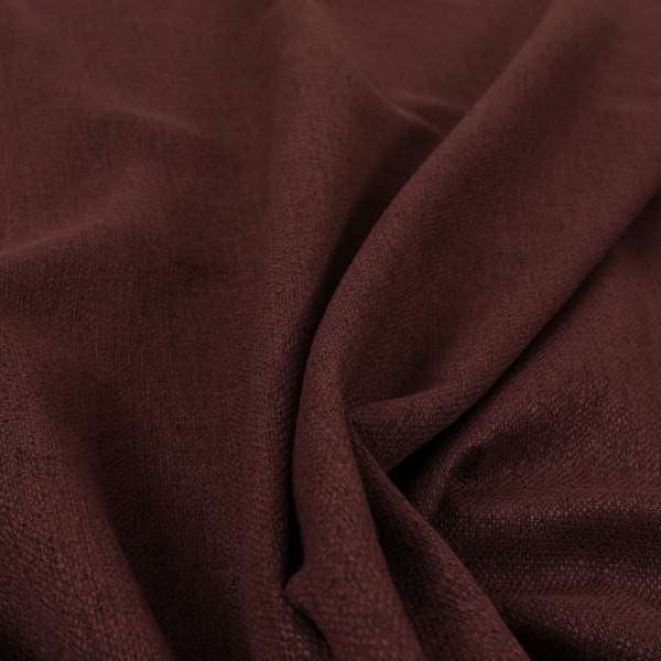 Abbotsford Super Soft Basket Weave Material Dual Purpose Upholstery Curtains Fabric In Red Burgundy - Made To Measure Curtains