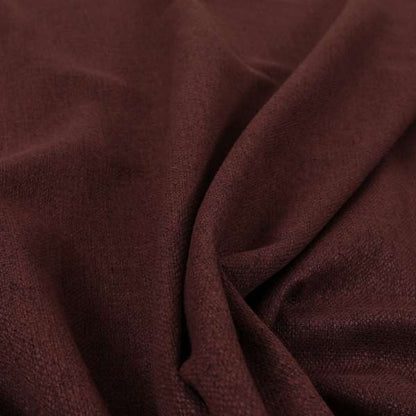 Abbotsford Super Soft Basket Weave Material Dual Purpose Upholstery Curtains Fabric In Red Burgundy