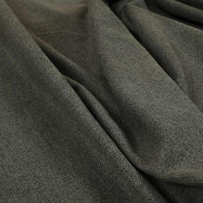 Abbotsford Super Soft Basket Weave Material Dual Purpose Upholstery Curtains Fabric In Grey - Handmade Cushions