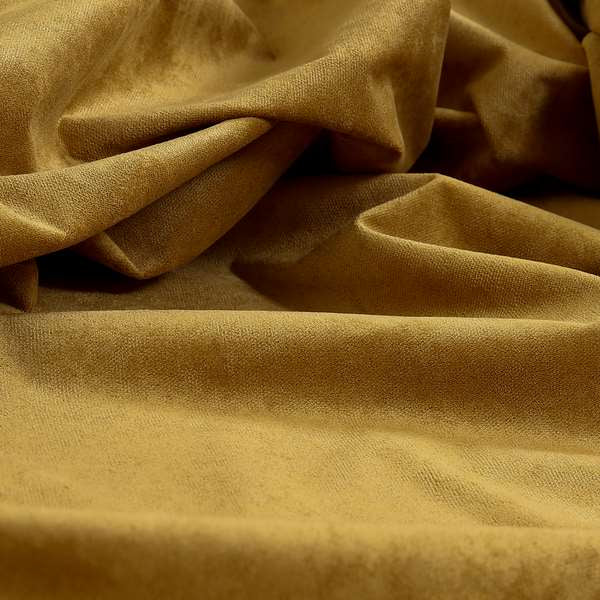 Ammara Soft Crushed Chenille Upholstery Fabric Gold Beige Colour - Handmade Cushions