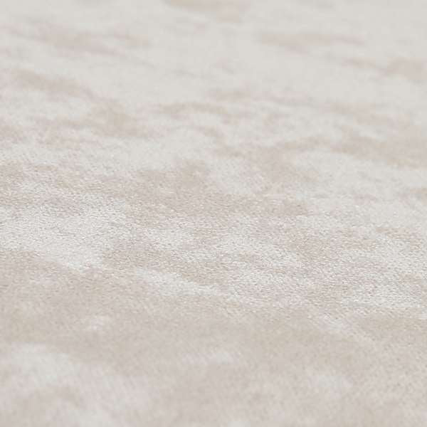 Ammara Soft Crushed Chenille Upholstery Fabric Ivory Cream Colour - Roman Blinds