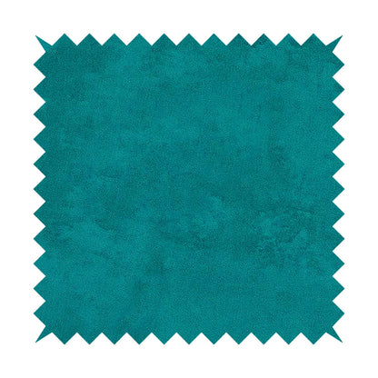 Ammara Soft Crushed Chenille Upholstery Fabric Teal Blue Colour - Handmade Cushions