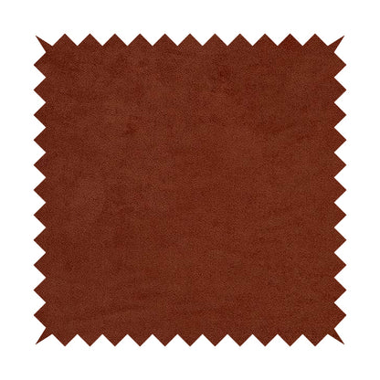 Ammara Soft Crushed Chenille Upholstery Fabric Terra Burnt Orange Colour - Handmade Cushions