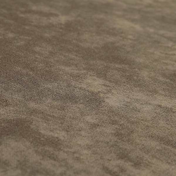 Ammara Soft Crushed Chenille Upholstery Fabric Taupe Brown Colour - Roman Blinds