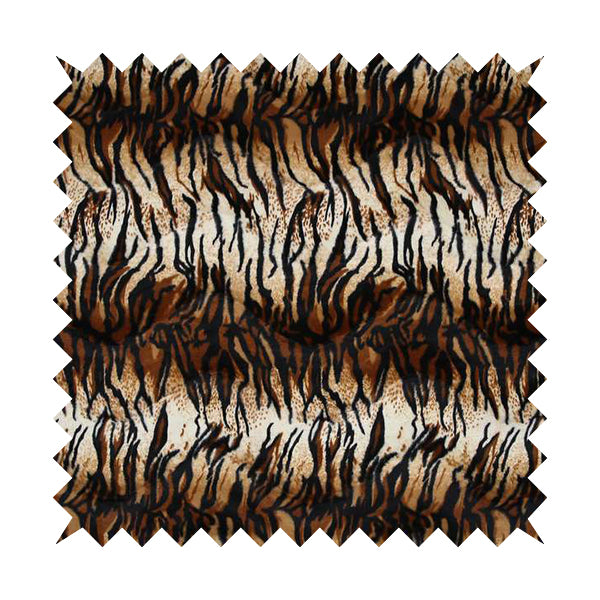 Soft Fur Skin Tiger Pattern Animal Fabrics