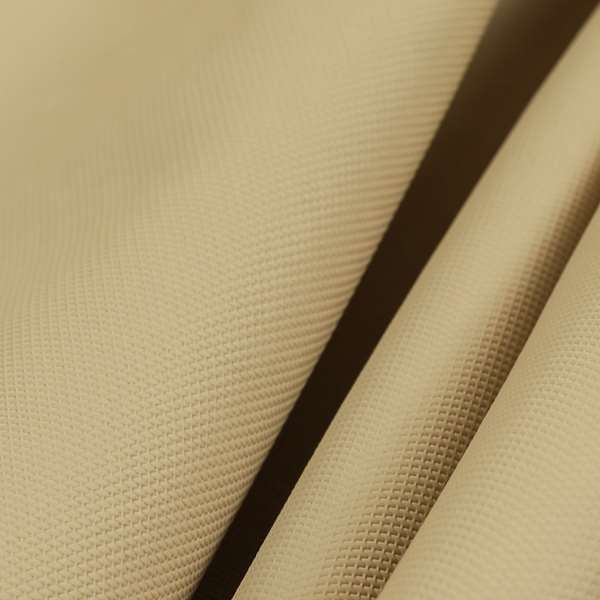 Arizona Faux Leather Vinyl Honeycomb Textured Beige Matt Finish Upholstery Fabric