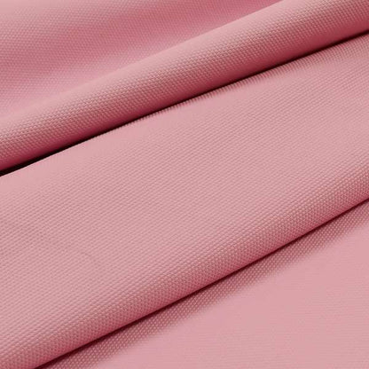 Arizona Faux Leather Vinyl Honeycomb Textured Pink Matt Finish Upholstery Fabric