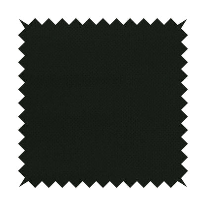 Avian Perforated Faux Leatherette Black Colour Upholstery Fabric
