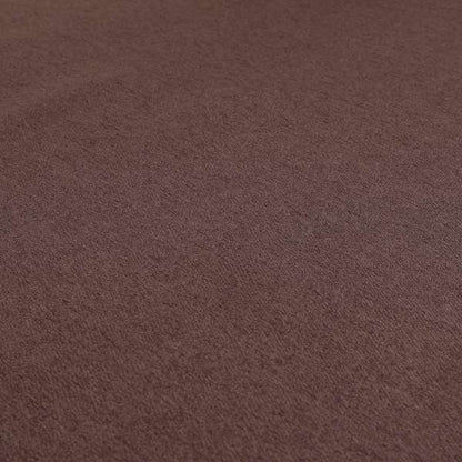 Baffin Plain Durable Soft Tweedy Effect Chenille Upholstery Fabric Purple Wine Colour - Roman Blinds