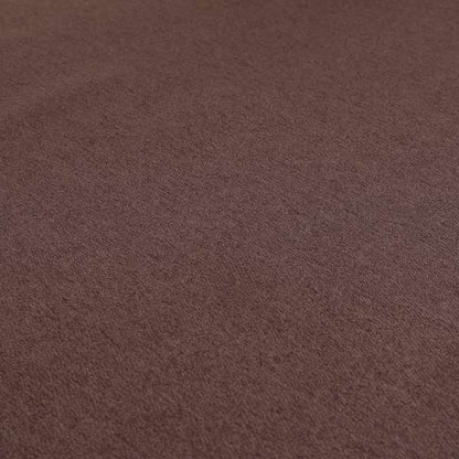 Baffin Plain Durable Soft Tweedy Effect Chenille Upholstery Fabric Purple Wine Colour - Handmade Cushions