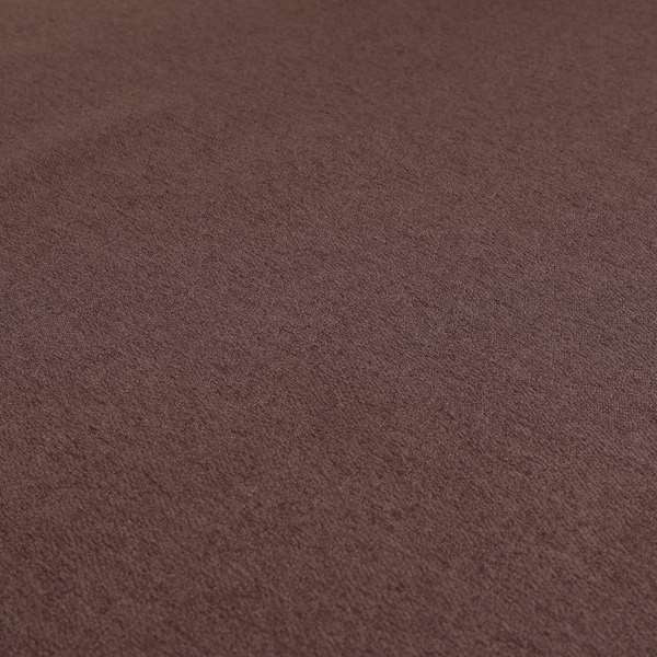 Baffin Plain Durable Soft Tweedy Effect Chenille Upholstery Fabric Purple Wine Colour