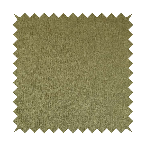 Baffin Plain Durable Soft Tweedy Effect Chenille Upholstery Fabric Green Grass Colour - Made To Measure Curtains