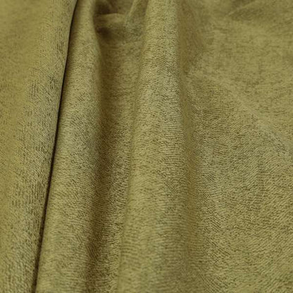 Baffin Plain Durable Soft Tweedy Effect Chenille Upholstery Fabric Green Grass Colour