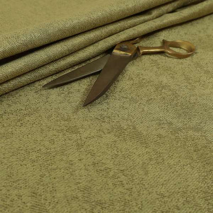 Baffin Plain Durable Soft Tweedy Effect Chenille Upholstery Fabric Green Grass Colour - Roman Blinds