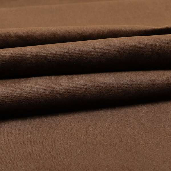 Barcelona Printed Velvet Damask Pattern Soft Velour Brown Colour Velvet Upholstery Fabric