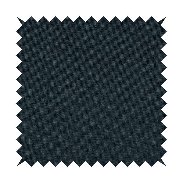 Beaumont Textured Hard Wearing Basket Weave Material Navy Blue Coloured Furnishing Upholstery Fabric - Roman Blinds