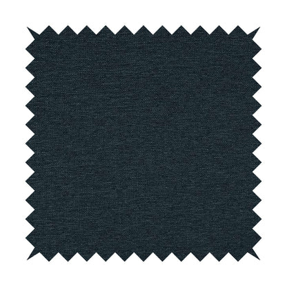 Beaumont Textured Hard Wearing Basket Weave Material Navy Blue Coloured Furnishing Upholstery Fabric - Roman Blinds