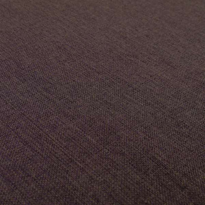 Beaumont Textured Hard Wearing Basket Weave Material Purple Coloured Furnishing Upholstery Fabric - Roman Blinds