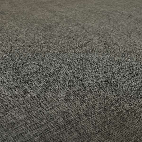 Beaumont Textured Hard Wearing Basket Weave Material Grey Coloured Furnishing Upholstery Fabric