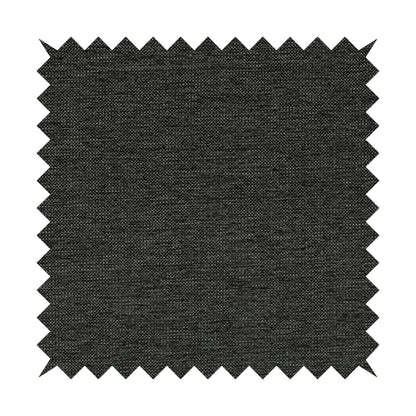 Beaumont Textured Hard Wearing Basket Weave Material Black Charcoal Coloured Furnishing Upholstery Fabric - Roman Blinds