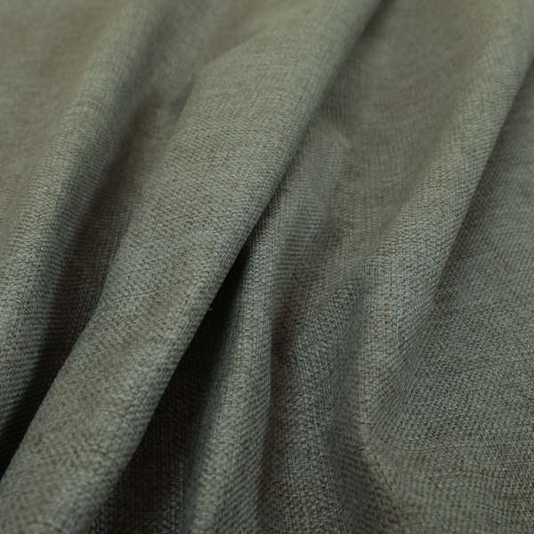 Beaumont Textured Hard Wearing Basket Weave Material Steel Grey Coloured Furnishing Upholstery Fabric - Roman Blinds