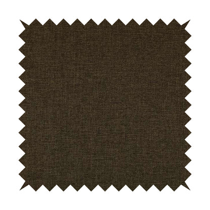 Beaumont Textured Hard Wearing Basket Weave Material Brown Coloured Furnishing Upholstery Fabric - Roman Blinds