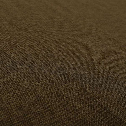 Beaumont Textured Hard Wearing Basket Weave Material Brown Coloured Furnishing Upholstery Fabric - Roman Blinds