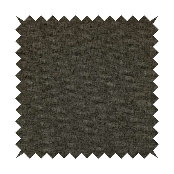 Beaumont Textured Hard Wearing Basket Weave Material Bistre Brown Coloured Furnishing Upholstery Fabric - Roman Blinds