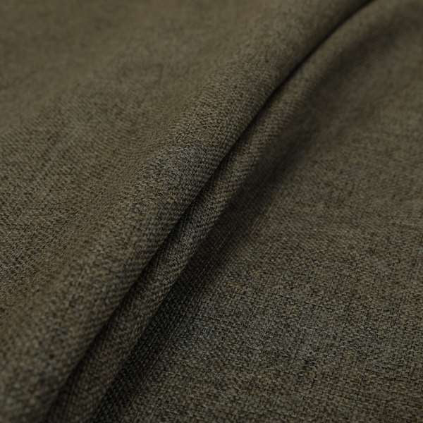 Beaumont Textured Hard Wearing Basket Weave Material Bistre Brown Coloured Furnishing Upholstery Fabric - Roman Blinds