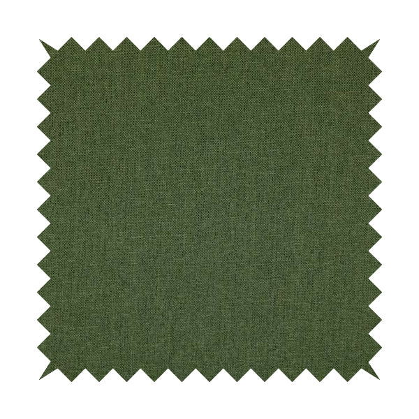 Beaumont Textured Hard Wearing Basket Weave Material Green Coloured Furnishing Upholstery Fabric - Roman Blinds