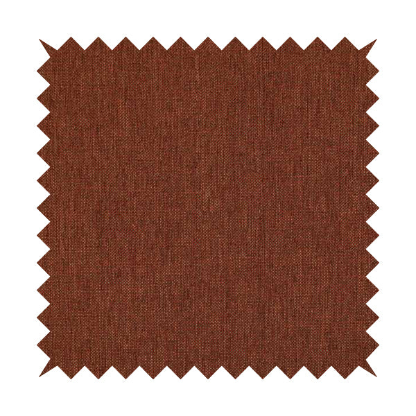 Beaumont Textured Hard Wearing Basket Weave Material Orange Coloured Furnishing Upholstery Fabric - Roman Blinds