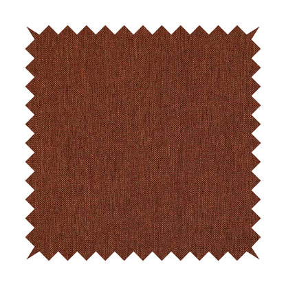 Beaumont Textured Hard Wearing Basket Weave Material Orange Coloured Furnishing Upholstery Fabric - Roman Blinds