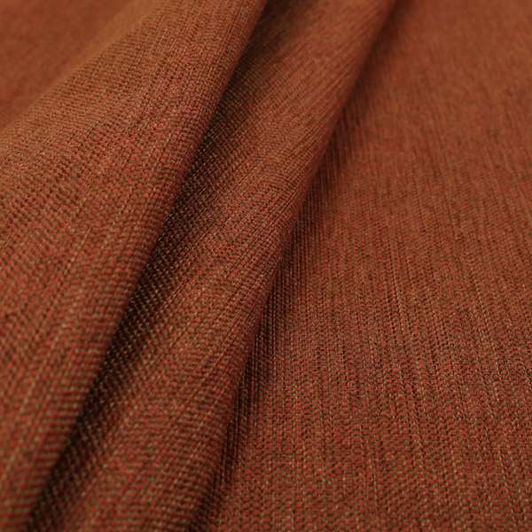 Beaumont Textured Hard Wearing Basket Weave Material Orange Coloured Furnishing Upholstery Fabric - Handmade Cushions