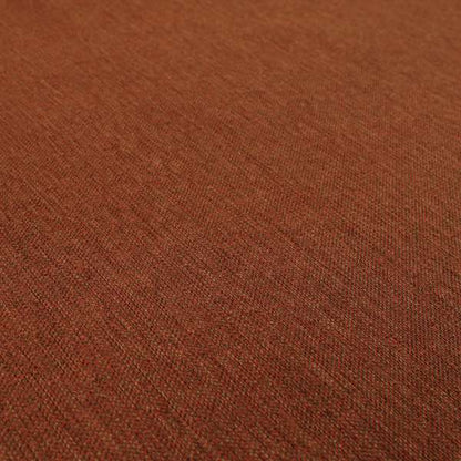 Beaumont Textured Hard Wearing Basket Weave Material Orange Coloured Furnishing Upholstery Fabric - Roman Blinds