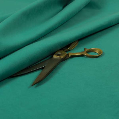 Furnishing Quality Turquoise Blue Colour Soft Pile Moleskin Effect Velvet Upholstery Fabric BP010216-08