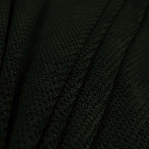 Black Colour Dotted Effect Soft Cord Upholstery Fabric BP140116-08