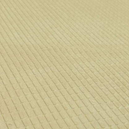 Dark Cream Colour Soft Corduroy Brick Effect Upholstery Fabric BP170116-44