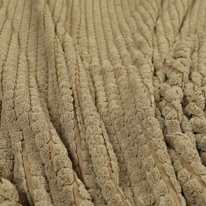 Soft Brick Effect Style Chunky Corduroy Fabric In Mink Brown Colour Super Jumbo Cord BP170116-48