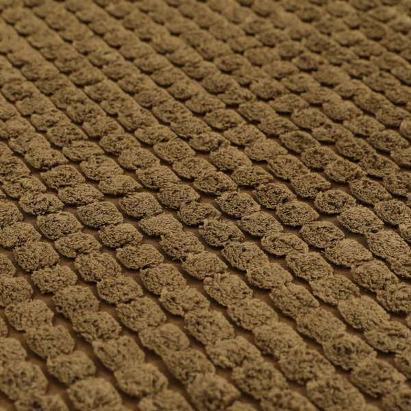 Soft Pom Pom Style Chunky Corduroy Fabric In Dark Mocha Brown Colour Super Jumbo Cord BP170116-51