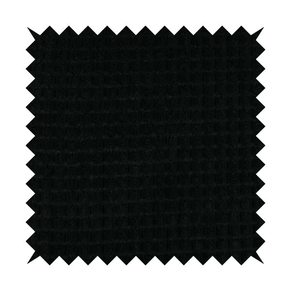 Soft Pom Pom Style Chunky Corduroy Fabric In Black Charcoal Colour Super Jumbo Cord BP200116-12