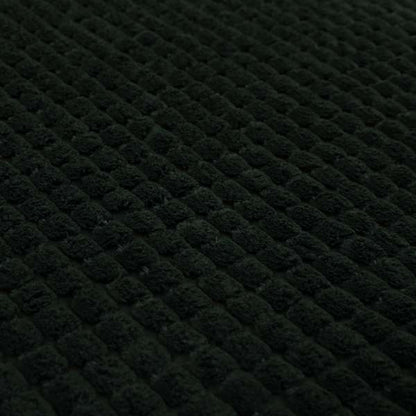 Soft Pom Pom Style Chunky Corduroy Fabric In Black Charcoal Colour Super Jumbo Cord BP200116-12