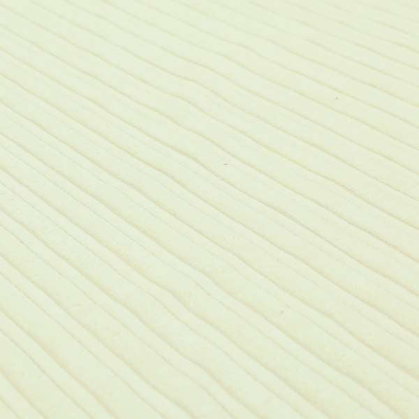 White Colour Soft Corduroy Effect Upholstery Fabric BP200116-13