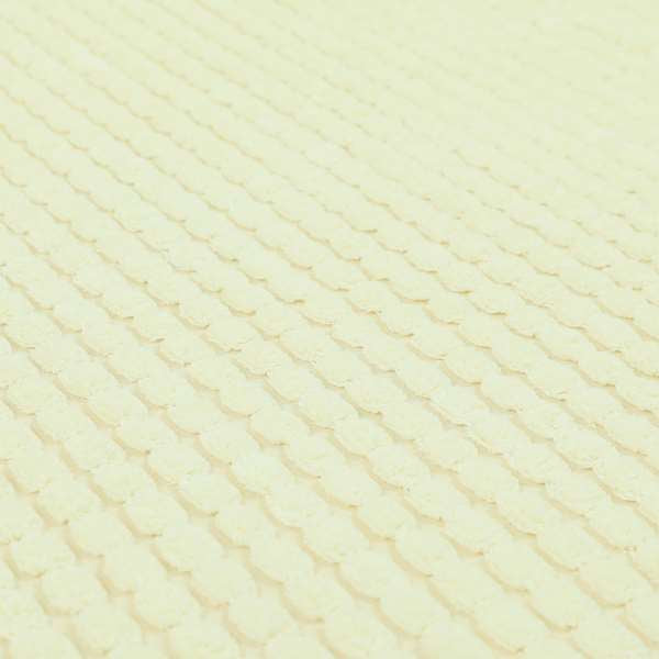 White Cream Colour Super Chunky Brick Effect Soft Cord Upholstery Fabric BP200116-41