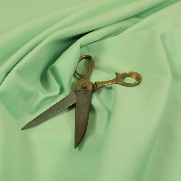 Spring Green Colour Soft Pile Moleskin Effect Velvet Upholstery Fabric BP260116-70