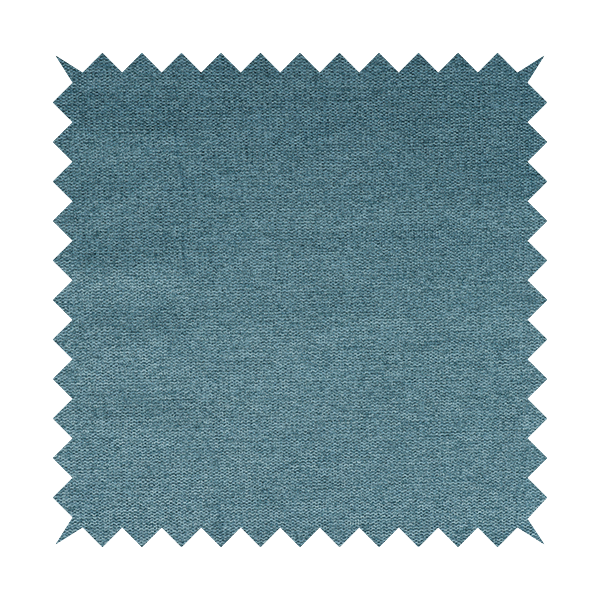 Bahamas Textured Chenille Upholstery Furnishing Fabric In Blue - Made To Measure Curtains