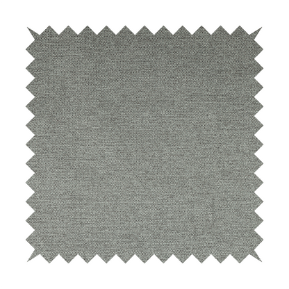 Bahamas Textured Chenille Upholstery Furnishing Fabric In Pewter Grey - Roman Blinds